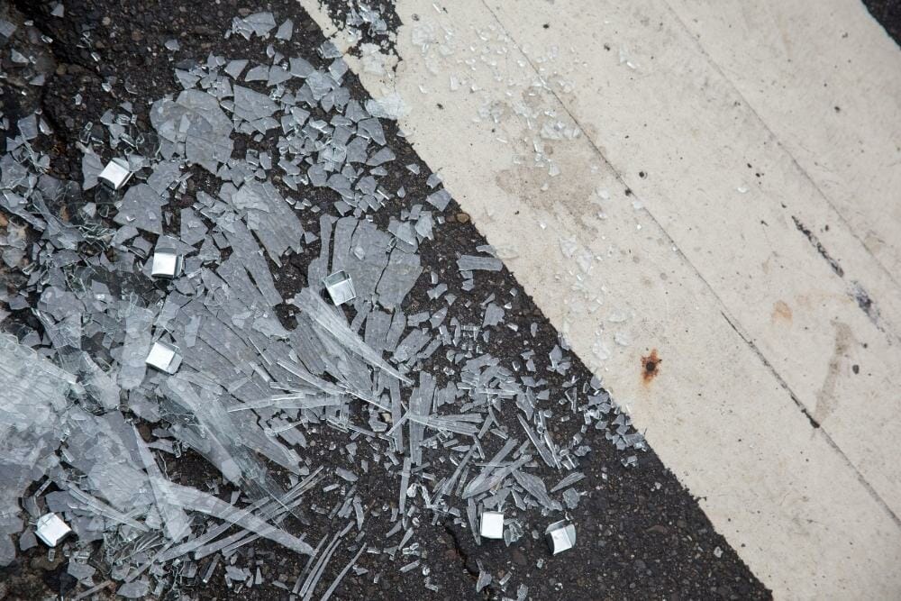 Can Broken Glass Pop A Car Tire?