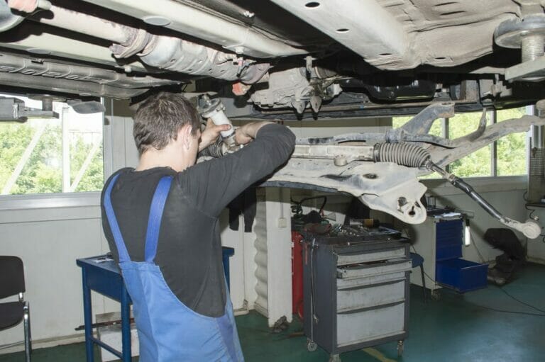 Labeled Parts Of A Car Wheel, Axle, And Their Functions