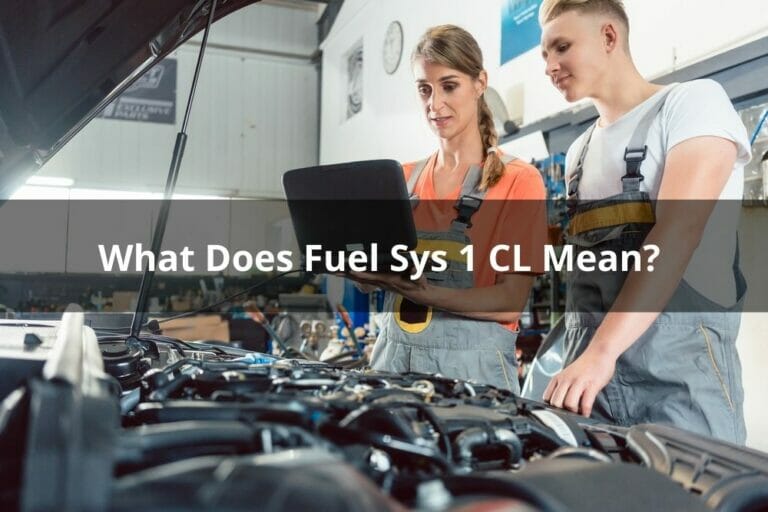 What Does Fuel System 1 Cl Fault Mean at Linda Rumble blog