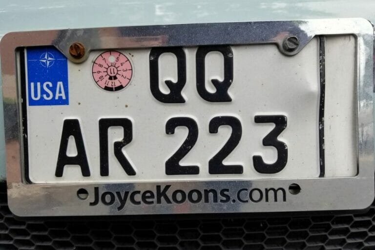 What Does QQ Mean On A License Plate?